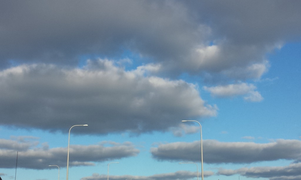 Monday's Chicago clouds