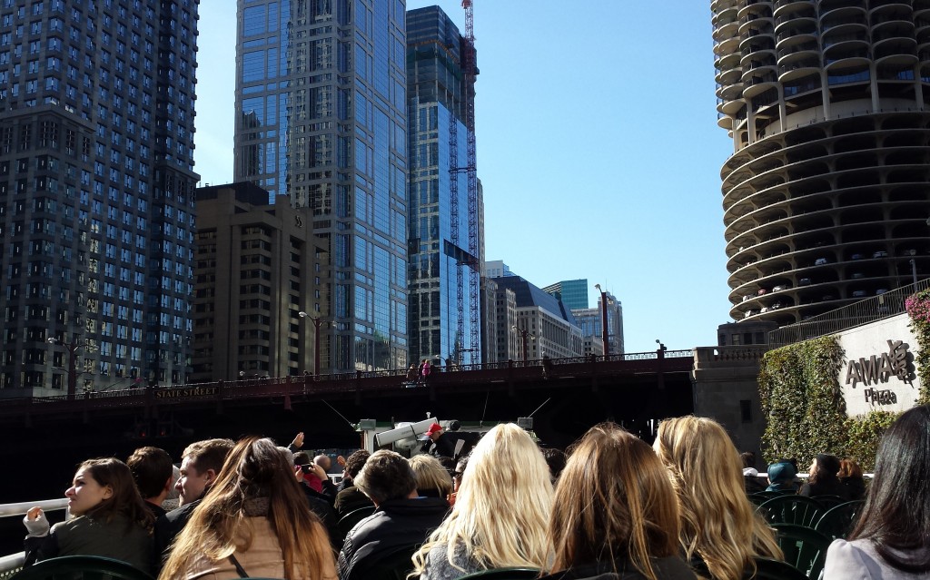 On the Chicago Architectural Boat Tour